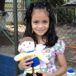 An Avoca doll is happily received